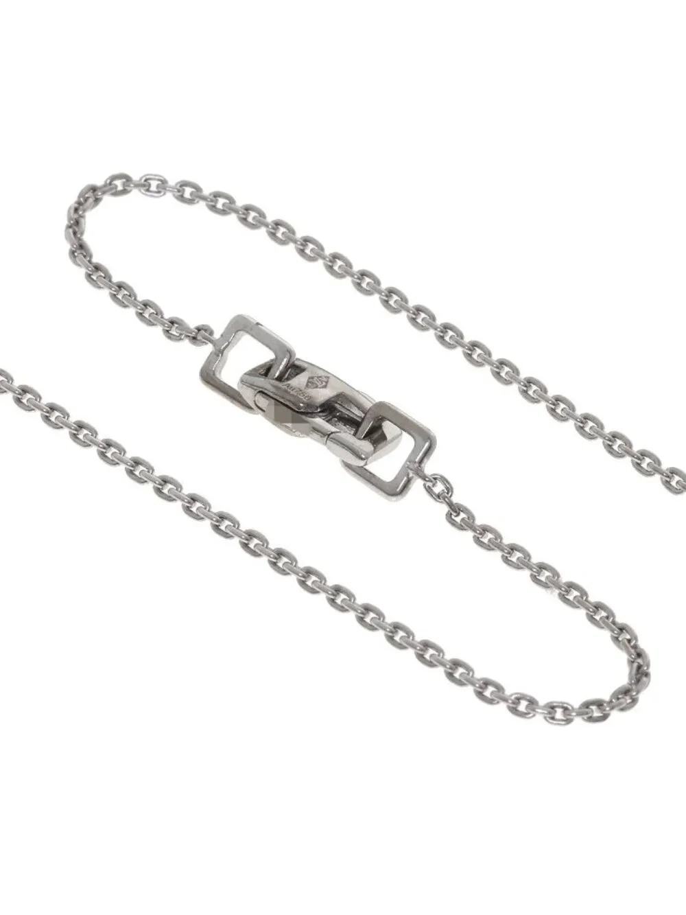 Louis Vuitton Lock It Necklace 18k White Gold